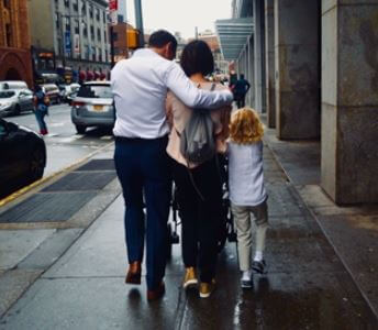 Raynor with his family.